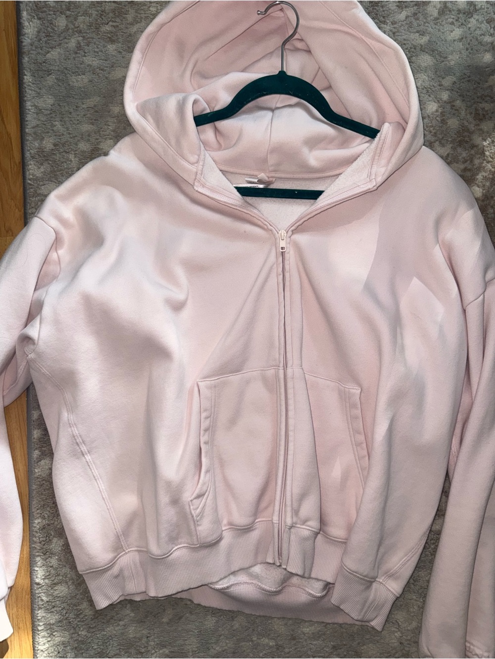 SKIMS barely pink Zip-Up Hoodie